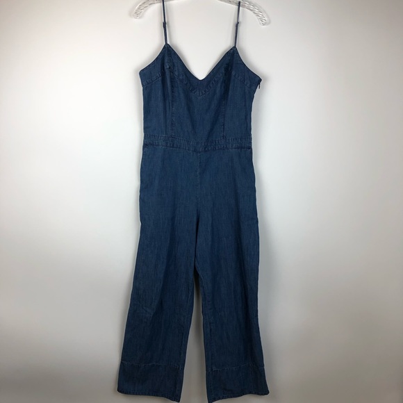 Abercrombie & Fitch Pants - Abercrombie & Fitch Blue Denim Jumpsuit